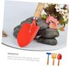 Abaodam Metal Sand Tool with Wooden Handles Mini Garden Shovels for Outdoor Sand and Beach Digging Unisex Gardening Hand Spades for Coordination and Play view 4