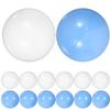 Abaodam 100Pcs Plastic Ocean Balls for Playpen Play Tent Pool Party PE Material Non-Toxic Round Pit Balls for Playhouse and Bathtub Fun view 1