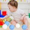 Abaodam 100Pcs Plastic Ocean Balls for Playpen Play Tent Pool Party PE Material Non-Toxic Round Pit Balls for Playhouse and Bathtub Fun view 3
