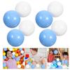 Abaodam 100Pcs Plastic Ocean Balls for Playpen Play Tent Pool Party PE Material Non-Toxic Round Pit Balls for Playhouse and Bathtub Fun view 4