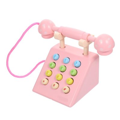 LRXIYODE Simulation Retro Telephone for Colorful Hand-Eye Coordination Plaything Interactive Educational Birthday