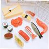 WOONEKY Cartoon Simulation Japanese Sushi DIY Kitchen for Eco-Friendly Plastic Hand-Made Pretend Cooking Creative Role Play Tool for Boys view 2