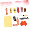 WOONEKY Cartoon Simulation Japanese Sushi DIY Kitchen for Eco-Friendly Plastic Hand-Made Pretend Cooking Creative Role Play Tool for Boys view 4