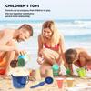 Abaodam Sand Playing Outdoor Beach Bucket Plaything for Safe Edges Stimulates Creativity and Endless Fun in Backyard Seaside Random Color Random Color view 3