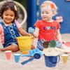 Abaodam Sand Playing Outdoor Beach Bucket Plaything for Safe Edges Stimulates Creativity and Endless Fun in Backyard Seaside Random Color Random Color view 4
