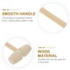 ifundom 36pcs Wooden Mallet Hammer for Smooth Polished Mini Wooden Cracking Hammers Safe Plaything for Birthday and Interactive Fun view 3