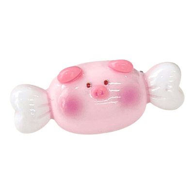 HETHLIF Blush Pig Candy Hair,Mini Cartoon Hair for Girls, with Animal, Children Hairstyle Accessories for Adroable Look