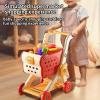 Kids Shopping Cart Toy - Supermarket Play-Set, Kitchen Food Accessories Included, Educational Grocery Role Play-Toy | Interactive Store Game for Boys Girls Teens, Children Indoor Pretend Play- view 3
