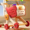 Kids Shopping Cart Toy - Supermarket Play-Set, Kitchen Food Accessories Included, Educational Grocery Role Play-Toy | Interactive Store Game for Boys Girls Teens, Children Indoor Pretend Play- view 4