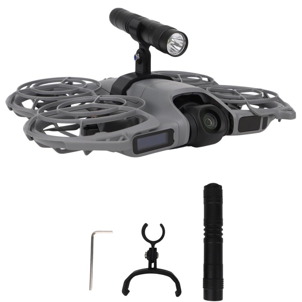 Drone Night Light for DJI Neo 2, Search Light Night Flight Light with Fixed Mounting Bracket Accessory