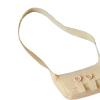 JunZheHub Doll Handbag Doll Backpack Shoulder Bag Miniature Cute for 11.81'' Dolls Dress up, White view 2