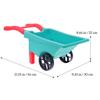 Abaodam 7pcs Beach Set with Trolley Sand Rake Shovel Bucket Creative Outdoor Play Random Color view 2