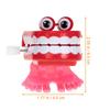 LIOOBO 2Pcs Teeth Wind Up Plastic Clockwork with Eyes for Dental Party Decorations and Birthday view 4