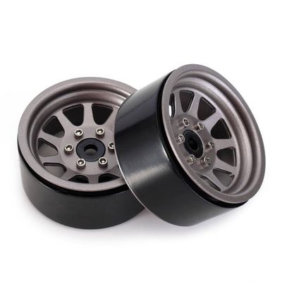 1. 9 Beadlock Wheel Rims 116g Per Piece Metal Rims for 1 10 Scale RC Crawler Compatible with AXI03007 90046 GEN8 W1909 Models(4PCS W1909GL)