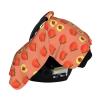 Ripe Peach Baby Car Seat Canopy Soft Breathable Infant Carseat Cover Summer Lightweight Baby Carrier Cover for Babies Boys Girls Newborn Multi Use Cover for Car Seat Nursing Scarf view 2