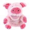 Abaodam Cartoon Pig Plush Hand Puppet Soft Stuffed Animal with Movable Mouth for Storytelling Educational Play and Interaction view 1