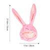 Abaodam Plush Bunny Ears Hat Animal Ear Cap for Easter Party Birthday Photography Soft Cosplay Costume Accessory for Boys Warm and Easy to Wear Rabbit Headwear view 2