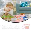 GLSTOY Simulation Telephone for Pink Fake Phone Plaything for Interaction Educational Pretend Playhouse Accessory Handcrafted Wood Material Enhances Life Skills and Cognitive Development view 3
