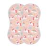 Qinllo Muslin Burp Cloths Unicorn Clouds Cute Print Cotton Baby Burp Cloths 2 Pack Soft Burping Cloth Absorbent Spit Up Rags for Newborn Babies 22"x11" view 1