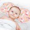 Qinllo Muslin Burp Cloths Unicorn Clouds Cute Print Cotton Baby Burp Cloths 2 Pack Soft Burping Cloth Absorbent Spit Up Rags for Newborn Babies 22"x11" view 4