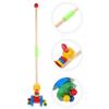 JOINPAYA Wooden Cartoon Animal Push Cart Walker Learning Walker for Boys and Months Developmental view 4