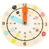 HOODANCOS Educational Wooden Teaching Clock for Colorful Recognition Learning Model Safe Sturdy Wood Early Learning Clock for Development view 1