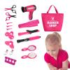 Kids Salon Playset - Pretend Hair Stylist Kit, Cute Girls Hairdryer and Comb Toys, Creative Play Makeup Set with Mirror and Brush | Educational Toy Set for to Improve Hand-Eye Coordination view 1