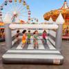 Inflatable Bounce House 14.7x14.7x10ft PVC Bouncy Castle with Blower, Commercial Bounce House for Kids Party, Indoor Outdoor Play view 2