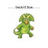 1000pcs 1'' Round Dinosaur Stickers for Teacher Reward Stickers School Supplies Animal Incentive Roll Sticker for Home(C 2Roll (1000pcs)) view 2