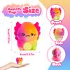 20-Pack Axolotl Party Favors Squishy Toys, Slow Rising Squishy Fidget Toys, Valentines Day Gifts for Kids Classroom Prizes, Birthday Gifts for Boys & Girls view 2