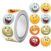 1000Pcs Cute Funning Face Paste Sticker 2.5cm/1.0'' 16 Designs Decals DIY Adorn Gifts Suitable for Various Gift Packaging(Style2) view 1