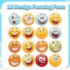 1000Pcs Cute Funning Face Paste Sticker 2.5cm/1.0'' 16 Designs Decals DIY Adorn Gifts Suitable for Various Gift Packaging(Style2) view 3