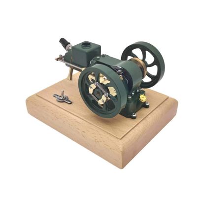 1.6CC Engine Model Kit, Mini Hit and Miss Evaporative Four-Stroke Horizontal Water-Cooled Internal Combustion Engine, Deco Desktop Gift for Adult
