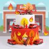 15Pcs Fire Truck Cake Topper Fireman Cake Decorations Fireman Theme Birthday Party Supplies view 3