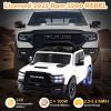 Costzon 2 Seater 24V Ride on Toy for Big Kids, Licensed 2025 Ram Rebel Electric Vehicles, Ride on Car Pickup Truck w/Remote, Storage, 2 x 100W Motors, Lights, Music & 4-Wheel Suspension (Pure White) view 2