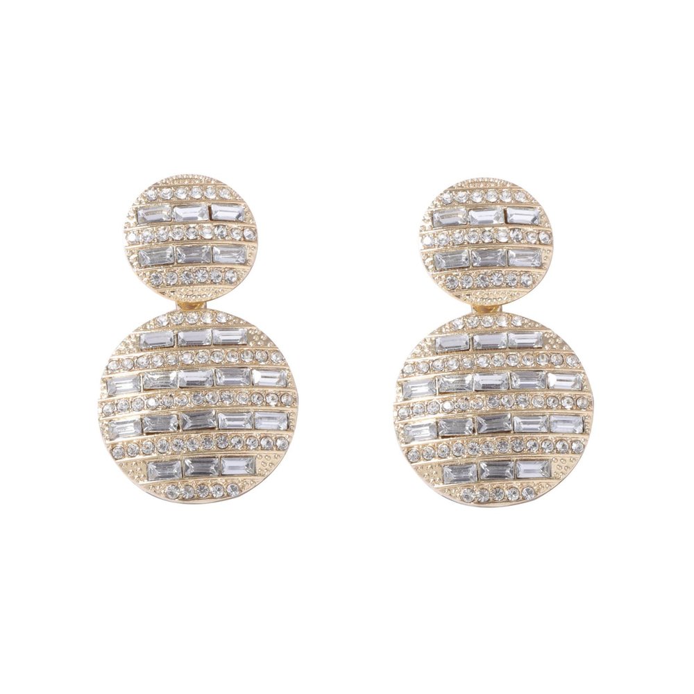 4.8 * 2.7cm Bohemian Geometric Circular Pendant Earrings,silvery,4.8 * 2.7cm