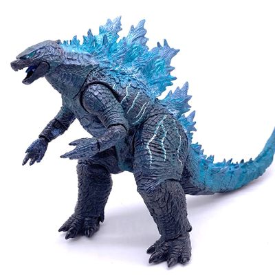 JTJTJ Dinosaur Doll Model Decoration - derived from Animal Movie Series Toys - with Multiple Movable Joints (Blue)
