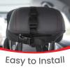 Plantureco Baby Car Mirror with LED Light & Remote Control - Night Vision Rear Facing Car Seat Mirror, Adjustable Shatterproof Safety Mirrors for Backseat Infant, Universal Fit for Cars, SUVs (Black) view 4