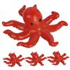 Beaupretty 4Pcs Wear-Resistant Octopus Model Realistic Animal Figurines Miniature Ocean Craft Decor for Home Garden Desk Display view 1