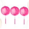 Beaupretty 3pcs Pink Telescopic Fishing Nets for Extendable Stainless Steel Catching Nets with -Slip Rubber Handle Large Pocket Design for Safe Outdoor Insect and Small Fish Exploration view 2