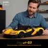 AOUHMN Hypercar No. 03 Building Set, 1:8 Scale Race Car Model Kit for Adults F1 Racing Fans, Advanced Collectible Sports Car to Display, Great Birthdays Gift for Cars Lovers, (4200+PCS) view 2