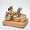 Steam Engine Model Kits That Works, 1.9cc Horizontal Single-Cylinder 4-Stroke Three-Wheeler Internal Combustion Engine for Desktop Mechanical Demonstration & STEM Education view 2