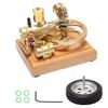 Steam Engine Model Kits That Works, 1.9cc Horizontal Single-Cylinder 4-Stroke Three-Wheeler Internal Combustion Engine for Desktop Mechanical Demonstration & STEM Education view 3
