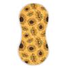 Sletend Muslin Baby Burp Cloths Set of 1, Soft Yellow Sunflowers Absorbent Muslin Washcloths, Bibs, Face Towel for Newborn Boys Girls, 22 x 11 Inch view 1