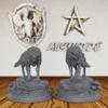 AUSPDICE Forest Wolf Tabletop Unpainted Miniature Set, DND Minis for Dungeons and Dragons, TTRPG Game Accessory, Fantasy Role Playing Figurine, Great for Woodland Encounters & Beast Theming -AS828 view 1