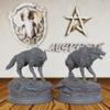 AUSPDICE Forest Wolf Tabletop Unpainted Miniature Set, DND Minis for Dungeons and Dragons, TTRPG Game Accessory, Fantasy Role Playing Figurine, Great for Woodland Encounters & Beast Theming -AS828 view 2