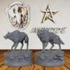AUSPDICE Forest Wolf Tabletop Unpainted Miniature Set, DND Minis for Dungeons and Dragons, TTRPG Game Accessory, Fantasy Role Playing Figurine, Great for Woodland Encounters & Beast Theming -AS828 view 4
