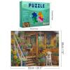 Climate Change and Natural Fertility Melting Ice and Blooming Flowers in Dreamy for GRAP 500 Piece Jigsaw Puzzle for Adults Challenging Wooden Puzzles 500 Pieces Gift for Women Men 20.5x15 Inch view 3