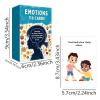 110 Emotions Cards for Kids, Social Emotional Learning Flashcards with Illustrations, Emotion Recognition Tool for Child Counseling, Classroom & Home Use view 3