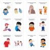 110 Emotions Cards for Kids, Social Emotional Learning Flashcards with Illustrations, Emotion Recognition Tool for Child Counseling, Classroom & Home Use view 4